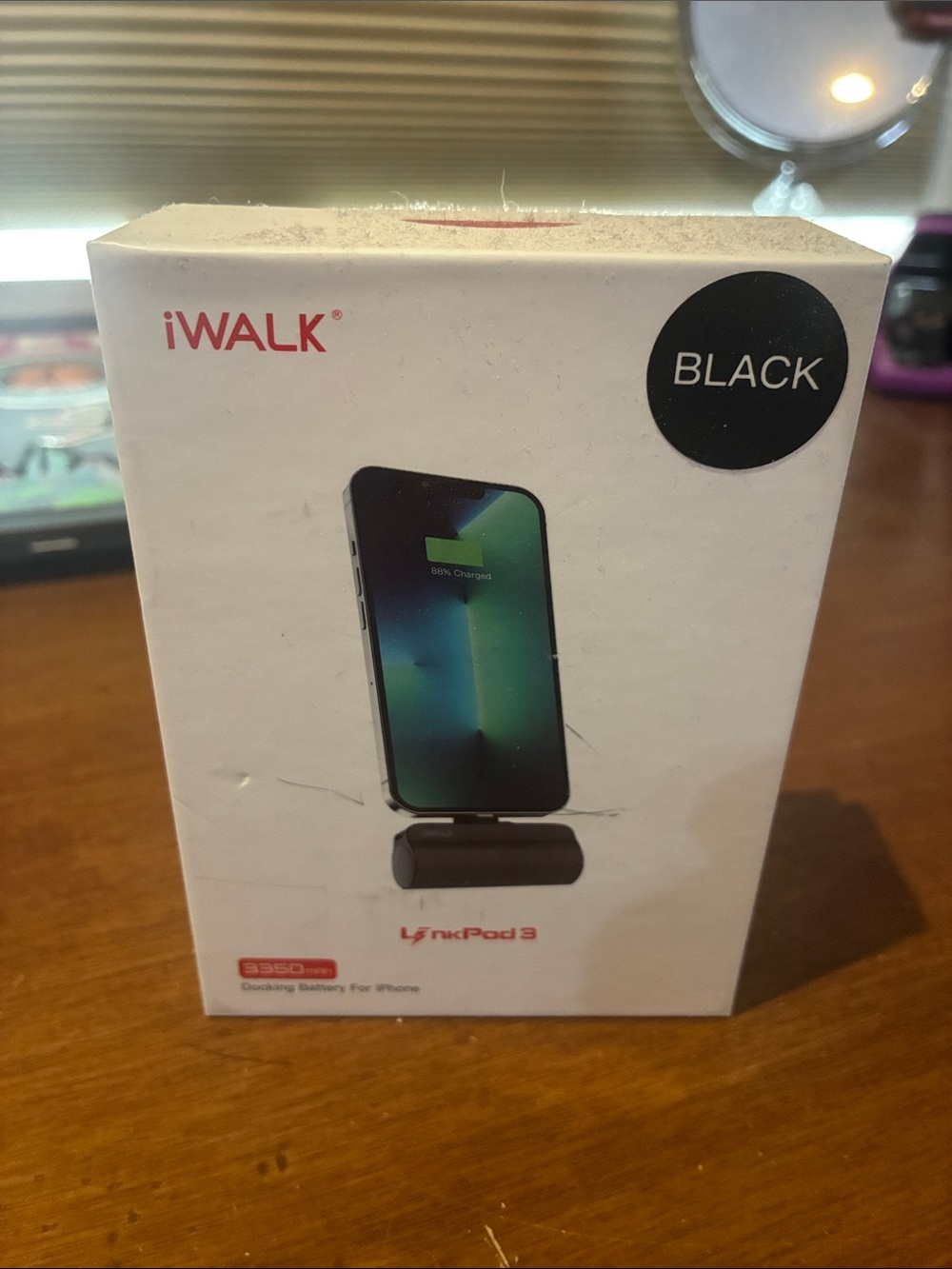 I walk link pod 3 Portable Charging Dock - Black brand new in box